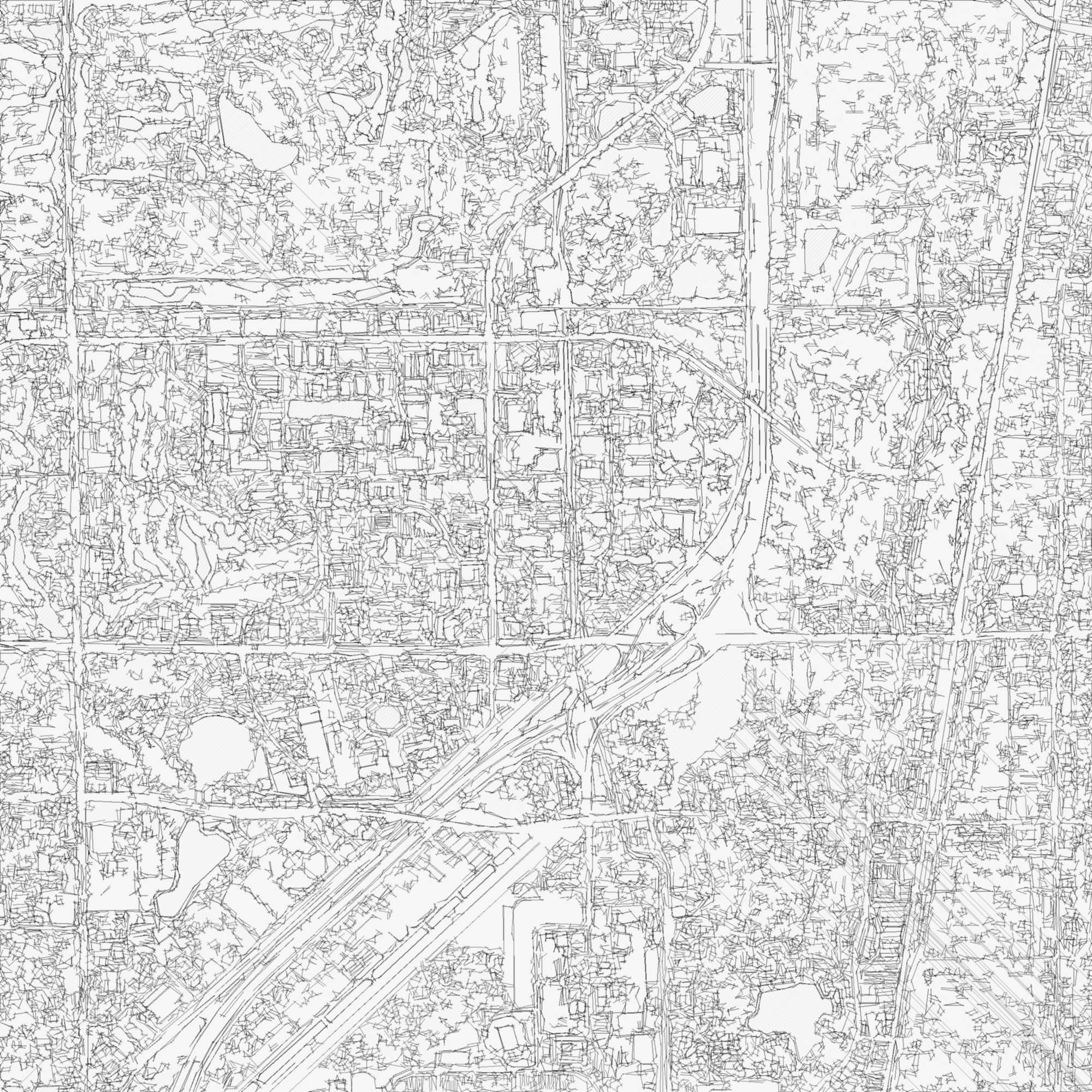 your ground, drafted in ink over aerial